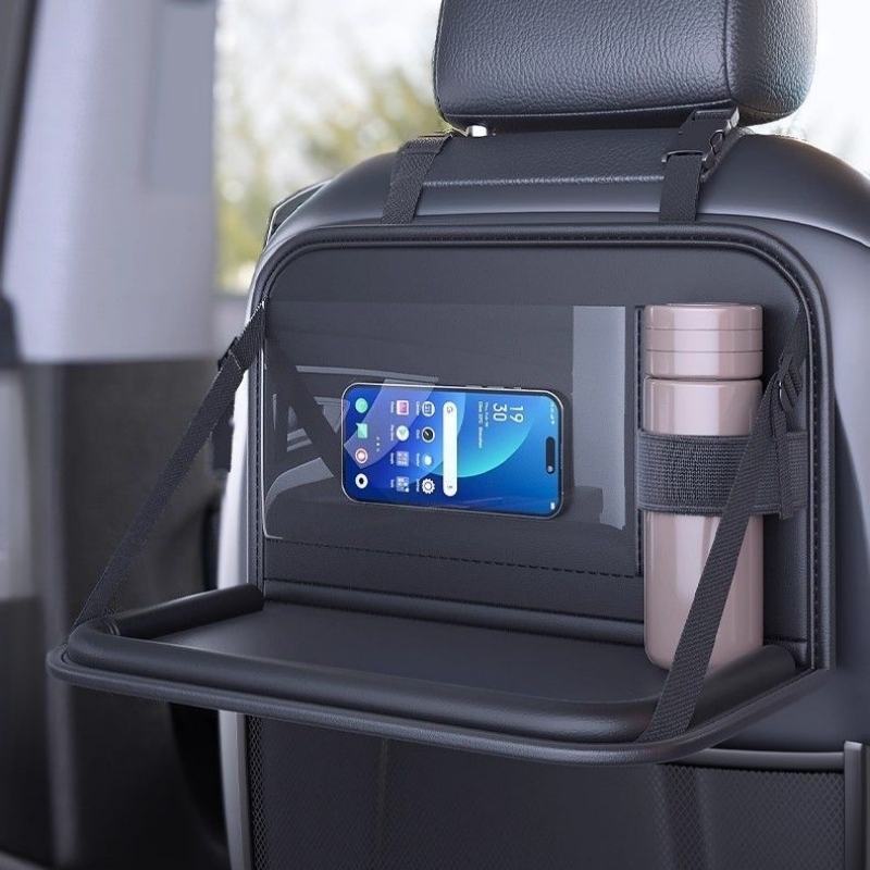 Tablet Accessories Must Have - Car Seatback Organizer Foldable Table Tray