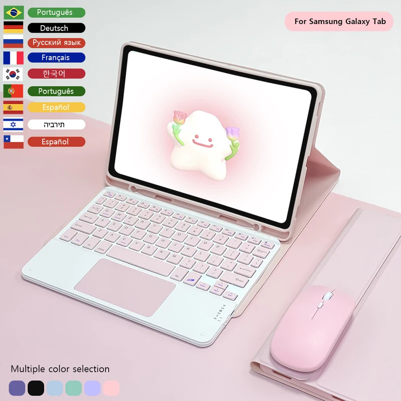Magic Keyboard Case For Samsun - Samsung Tablet Keyboard Accessories ulasan dan harga