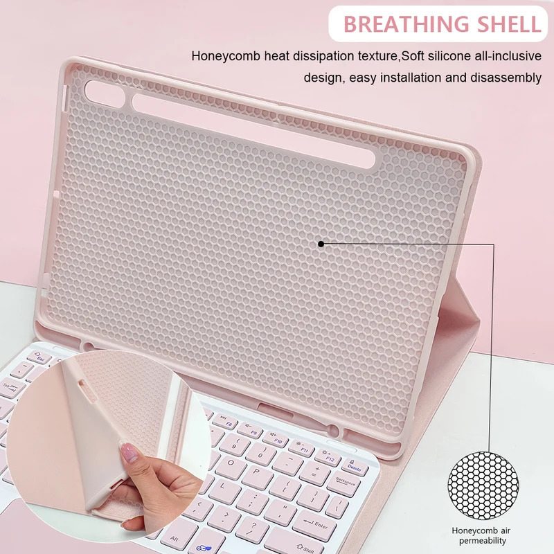 Magic Keyboard Case For Samsun - Samsung Tablet Keyboard Accessories ulasan dan harga