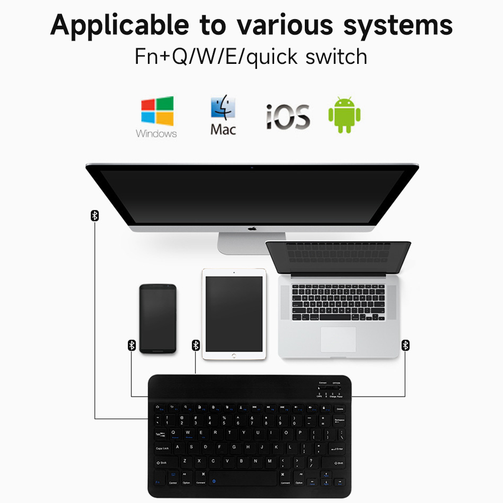 Bluetooth Keyboard for IOS And - Samsung Tablet Keyboard Accessories ulasan dan harga