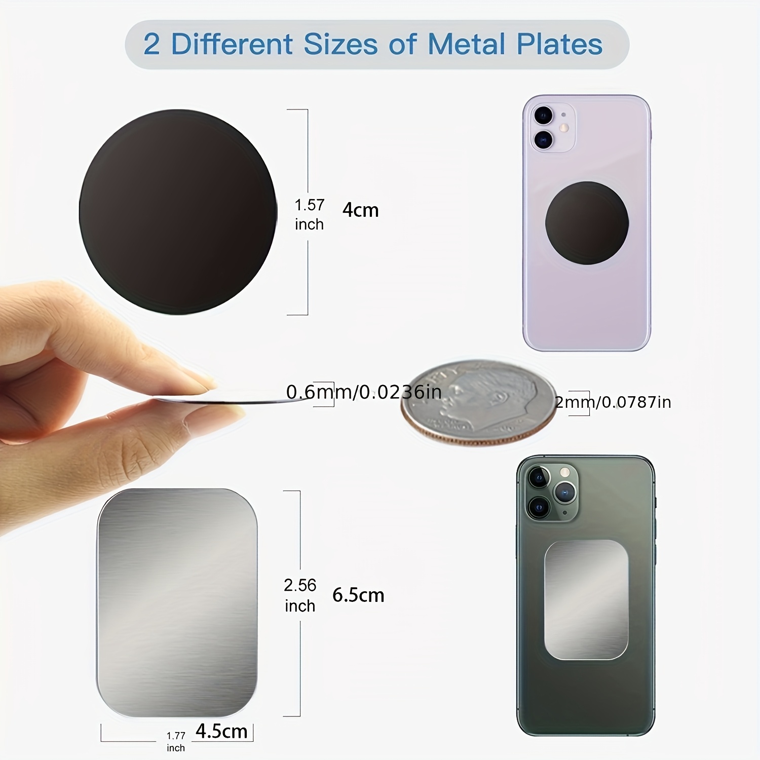 Thin Metal Plate Disk Iron She - Tablet Accessories Must Have ulasan dan harga