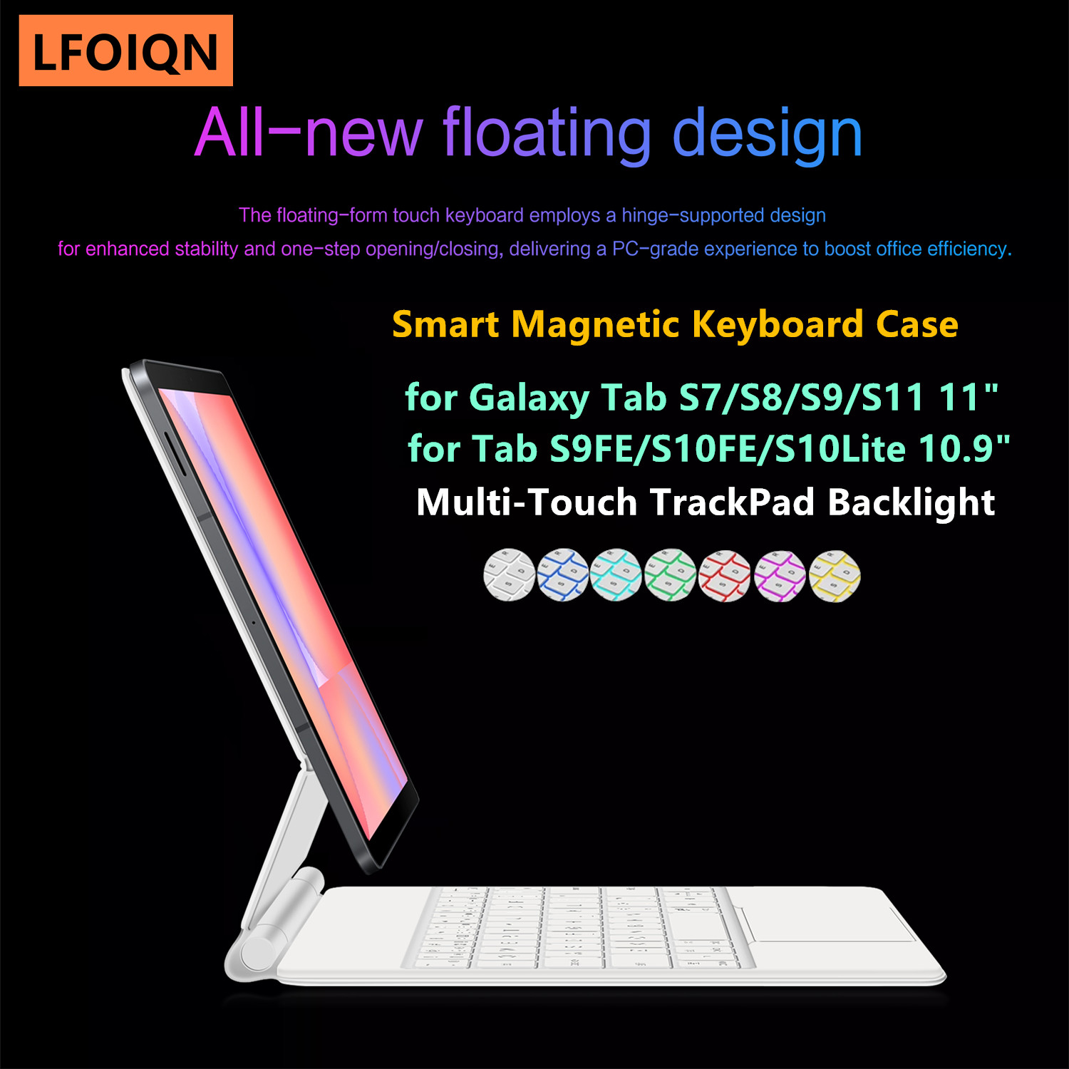 LFOIQN Magic Keyboard for Sams - Samsung Tablet Keyboard Accessories ulasan dan harga