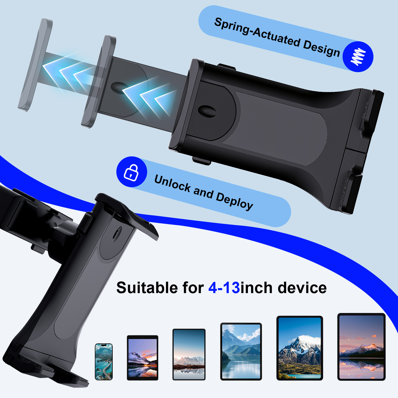 Universal Car Tablet Stand CD  - Tablet Accessories Must Have ulasan dan harga