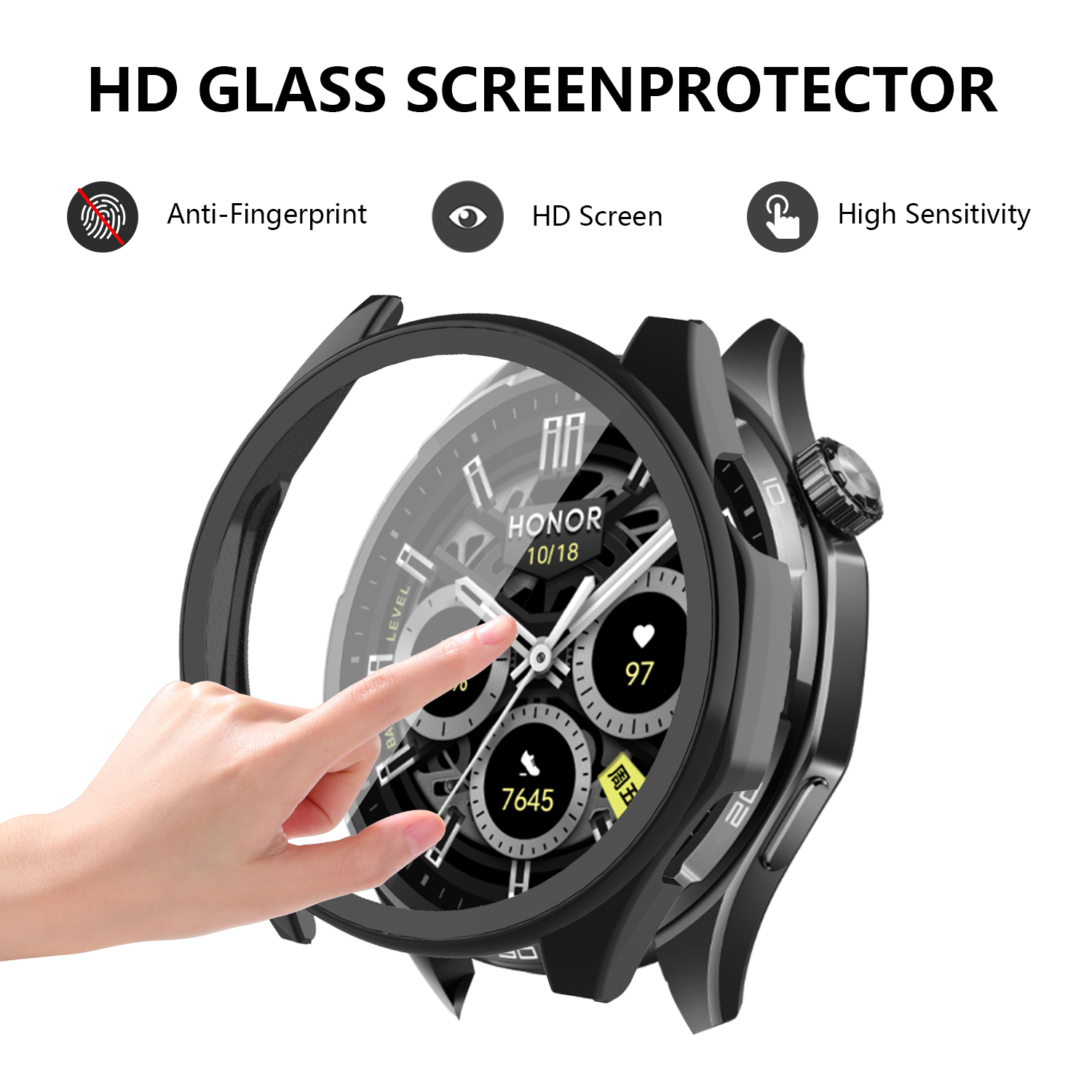 For Honor Watch 6 Plus Case PC - Screen Protector Matte ulasan dan harga