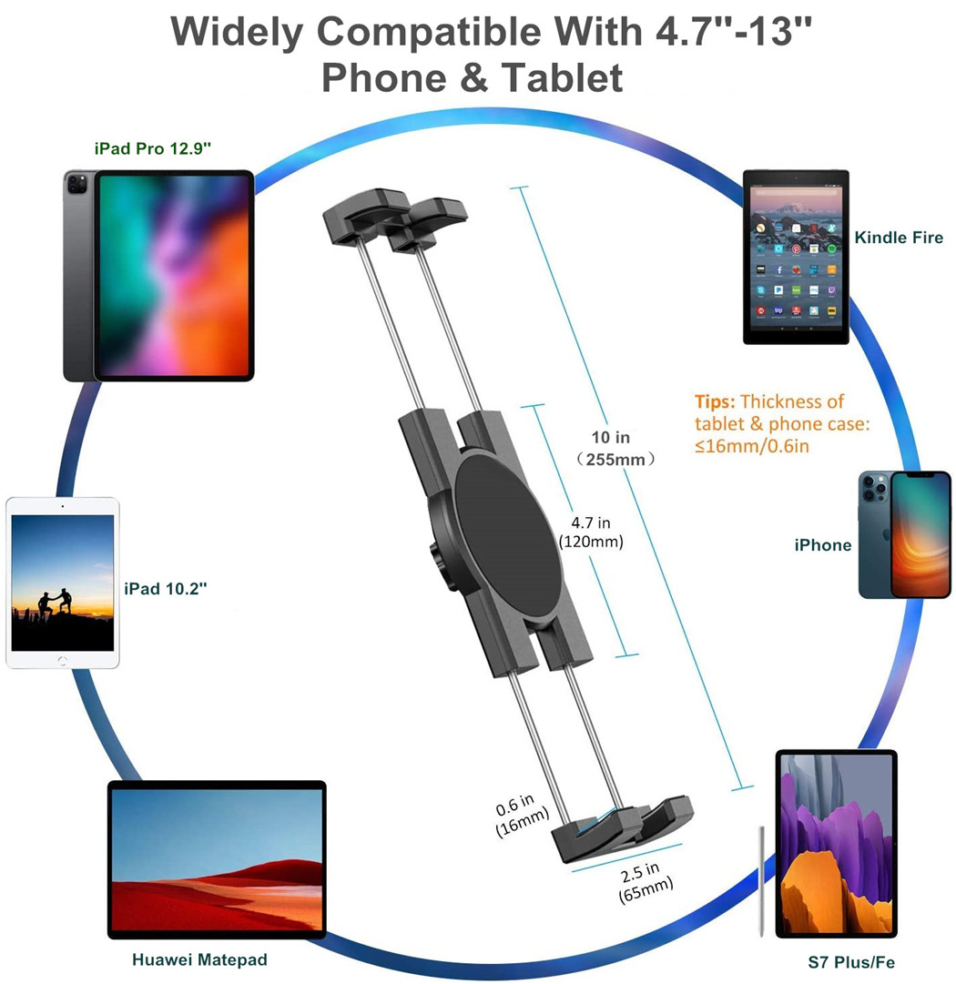 13'' Car Headrest Tablet Mount - Tablet Accessories Must Have ulasan dan harga