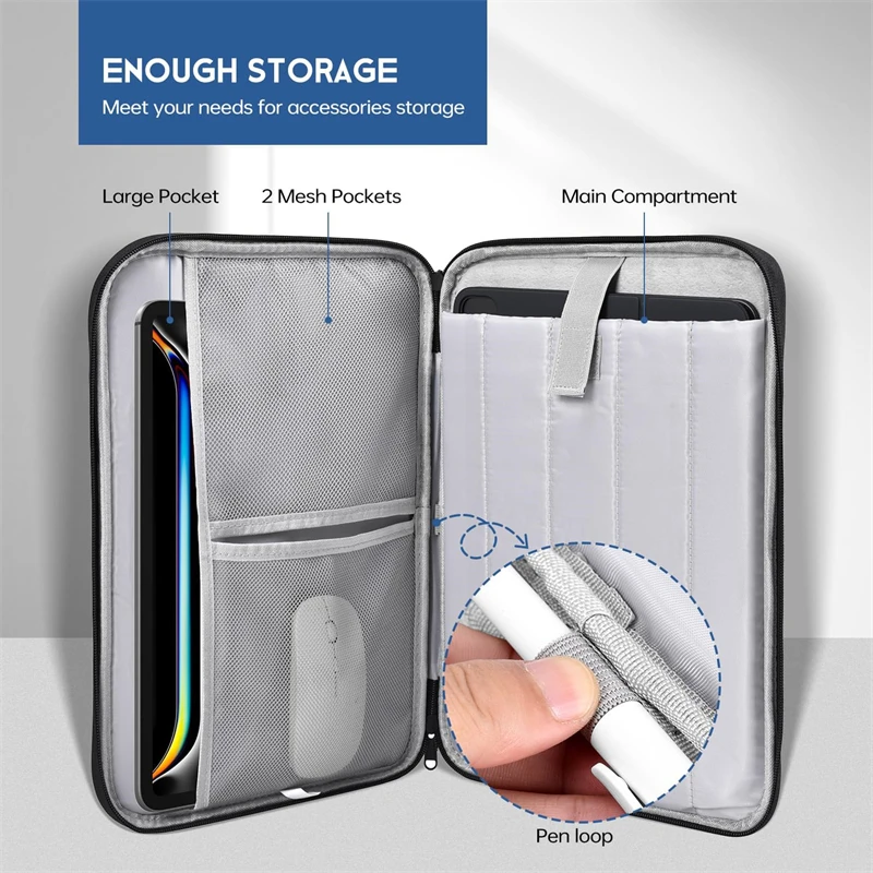 Waterproof Shockproof Handle B - Tablet Accessories Case ulasan dan harga