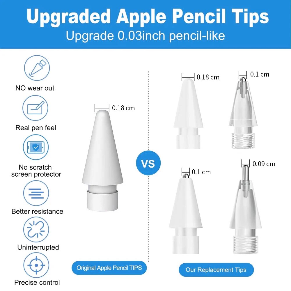 For Apple Pencil Pen Nib Penci - Tablet Accessories Case ulasan dan harga